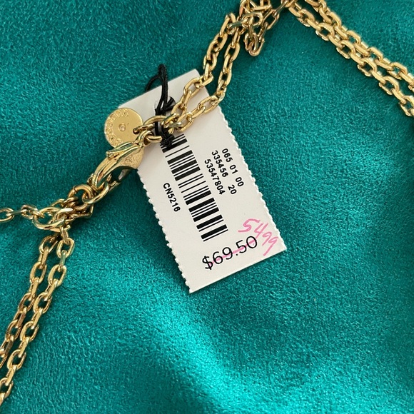 Double chain Talbot 30” Necklace - Picture 4 of 4